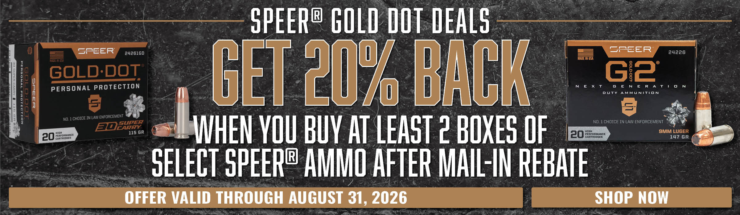 Speer Gold Dot Deals Rebate